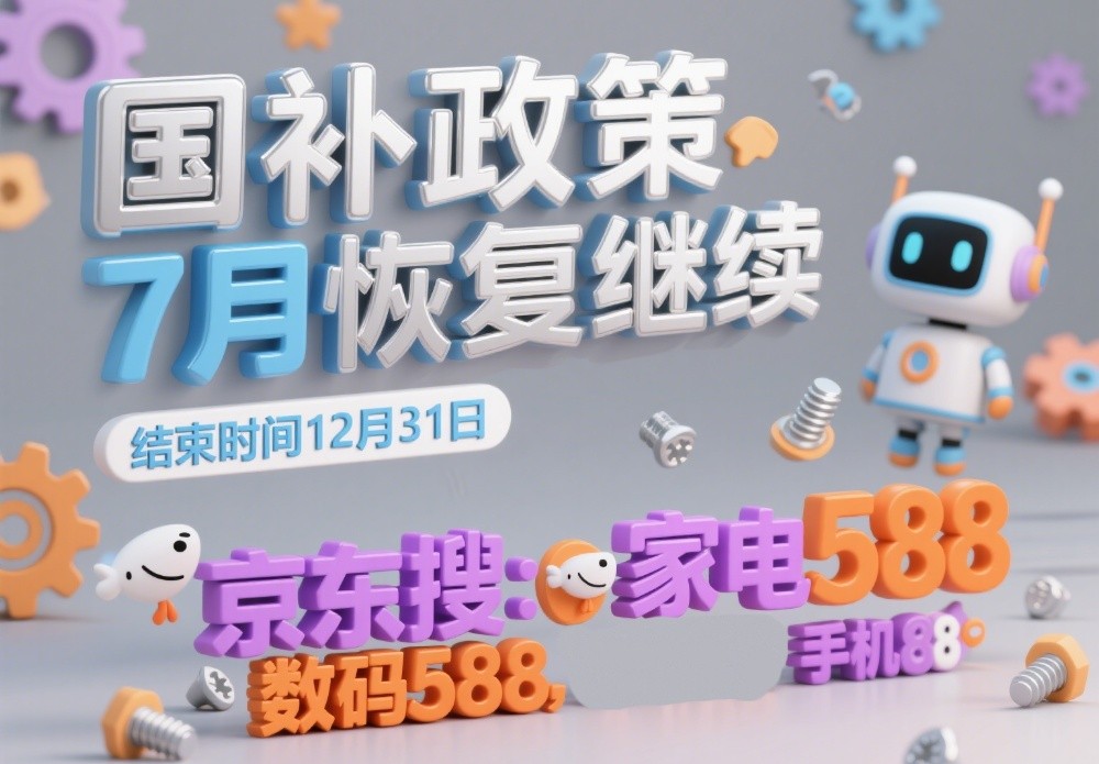 2025年国补政策最新消息：国补第二批开始7月恢复继续，最新申请领取方法和截止时间年底结束！