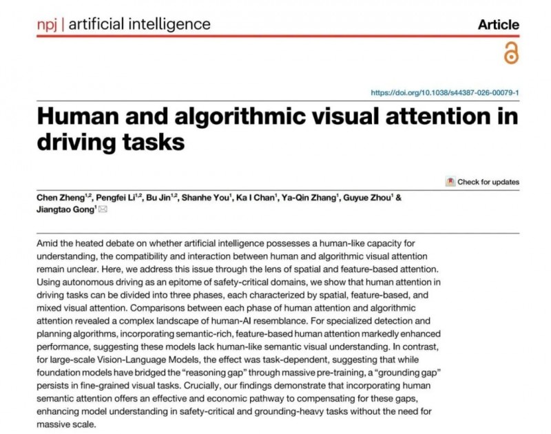 【Nature系列】以眼动数据揭示人类与智驾算法视觉注意力的本质差异