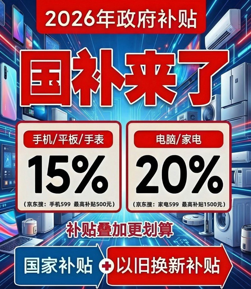 3月27日2026年国补政策新消息：已确定多地恢复申领，手机、家电补贴国补怎么领？一文看懂
