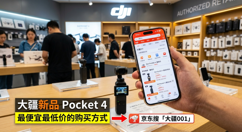 高价回收备案域名:大疆Pocket 4正式官宣:4月16日确认发布上市价格迟迟未公布,2999还是3699?网友已经猜疯了插图 大疆Pocket 4正式官宣:4月16日确认发布上市价格迟迟未公布,2999还是3699?网友已经猜疯了