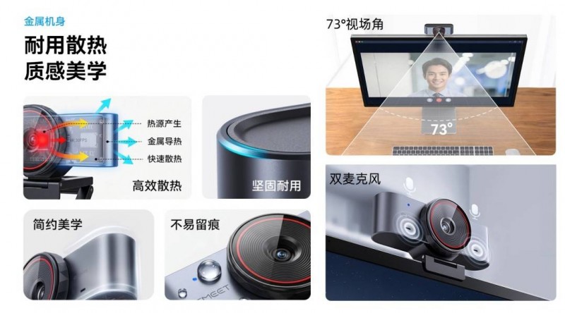 全面升级！EMEET壹秘发布C960 Ultra摄像头，1/1.5英寸索尼大底解锁4K超清体验