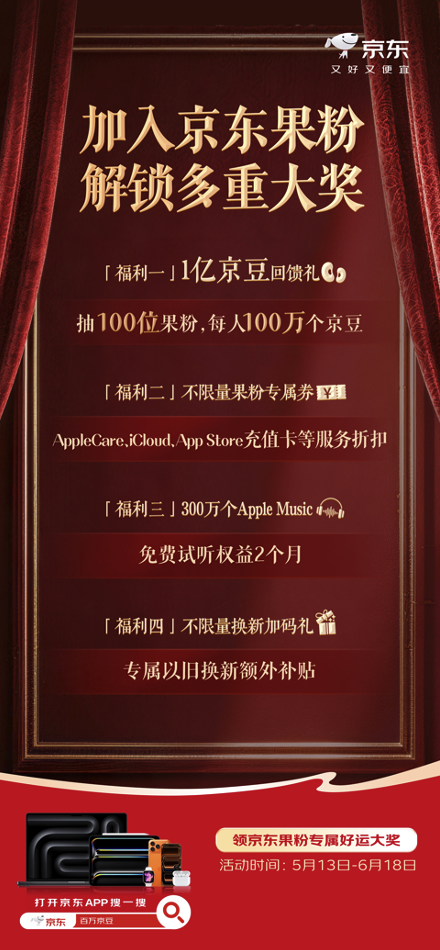 高价回收备案域名:1亿果粉的选择 即日起来Apple产品京东自营旗舰店参与抽奖 赢1亿京豆大奖插图1 1亿果粉的选择 即日起来Apple产品京东自营旗舰店参与抽奖 赢1亿京豆大奖