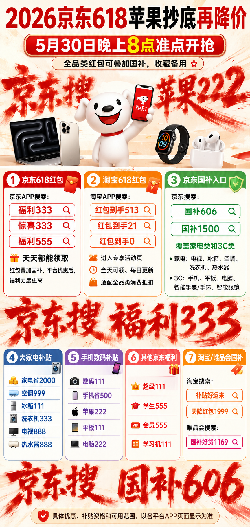 苹果终于官宣618大降价！价格迎来“大跳水”！5月30日晚8点整开抢！