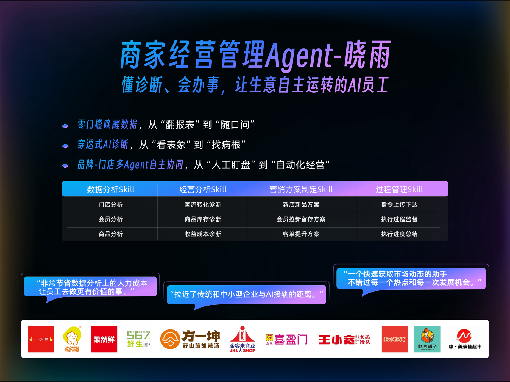 支付宝推出“晓雨”Agent：“碰一下”链接实体商业一站式AI经营解决方案
